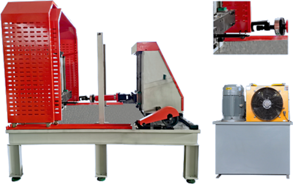微机控制汽车牵引挂钩疲劳试验台架